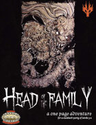 Head of the Family: A One Page Adventure for Savage Worlds