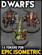 Epic Isometric Dwarf Token Pack