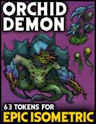 Epic Isometric Orchid Demon Token Pack