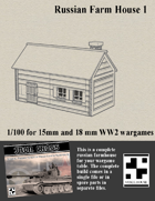 Russian Farmhouse for Wargames