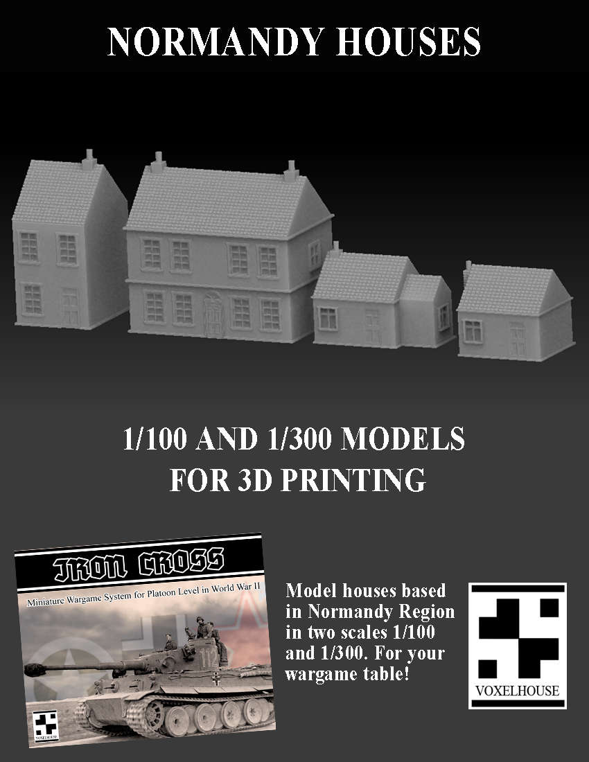 Normandy Houses 1/100 & 1/300