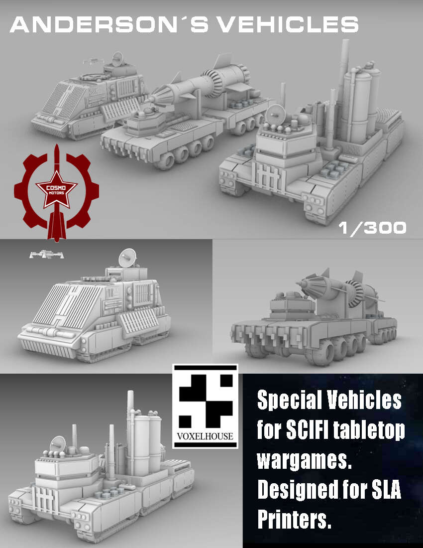 Anderson´s Vehicles - Voxelhouse | Cosmo Motors | DriveThruRPG