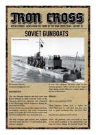 Soviet Gunboat Rules for Iron Cross GAme