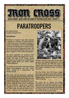 Paratroopers Rules for Iron Cross Game