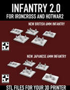 WW2 6mm Infantry Japanese and British