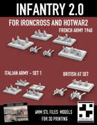 WW2 6mm Infantry version 2.0 - French and Italian
