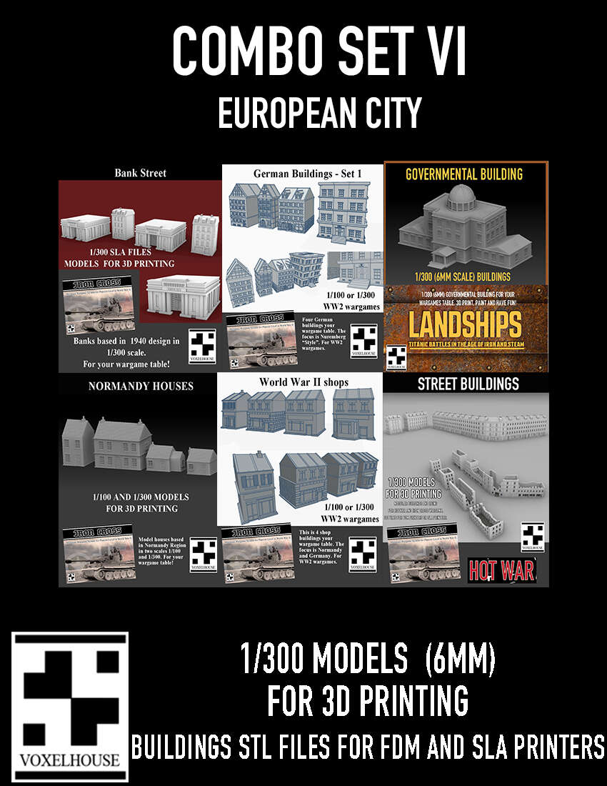 Combo set VI - European City