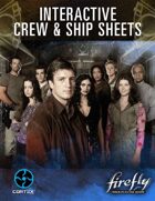 Firefly Interactive Crew and Ship Sheets
