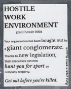 Hostile Work Environment
