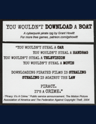 You Wouldn't Download a Boat