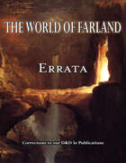 World of Farland Errata