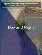 Type E Starport For VTT: Tropical Downport Day and Night