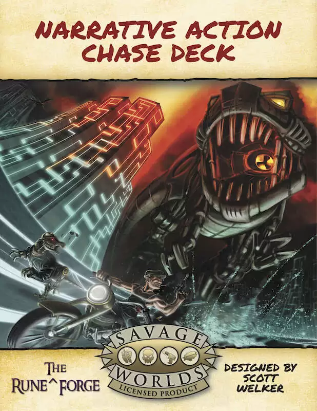 Narrative Action Chase Deck - Poker - The Rune^Forge | DriveThruRPG