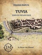Journeyman Maps - Tuvia, Town on the Lava Neck
