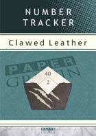 Number Tracker - Clawed Leather