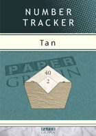 Number Tracker - Tan