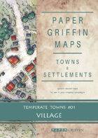 Paper Griffin Maps: Towns & Settlements - Temperate Towns 01 - Village
