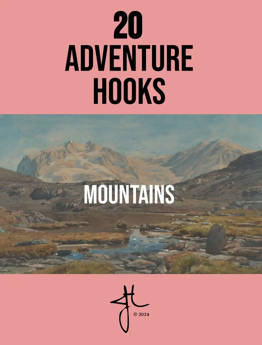 20 Adventure Hooks: Mountains