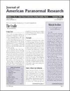 Journal of American Paranormal Research issue 4
