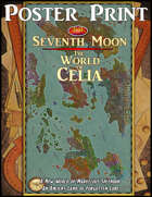 Poster Print World Map: Celia