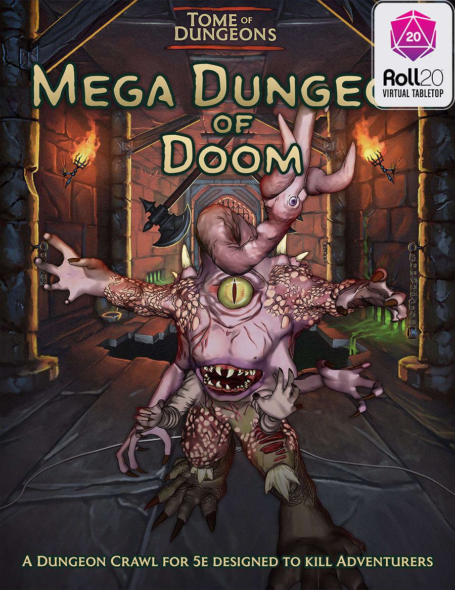 Mega Dungeon of Doom - Roll20 Edition - MeditatingMunky | Plug & Play ...