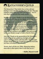 Ratcatchers Guild Intro