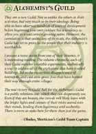 The Alchemist's Guild All Cards [BUNDLE]
