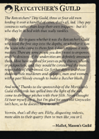 The Ratcatcher's Guild All Cards [BUNDLE]