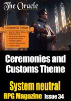 The Oracle Issue 34 - Ceremonies and Customs