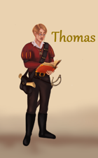 Thomas de Chantel - Karta Postaci do nowej edycji