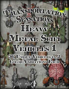 Transportation Sensations: Heavy Metal Scifi Vehicles