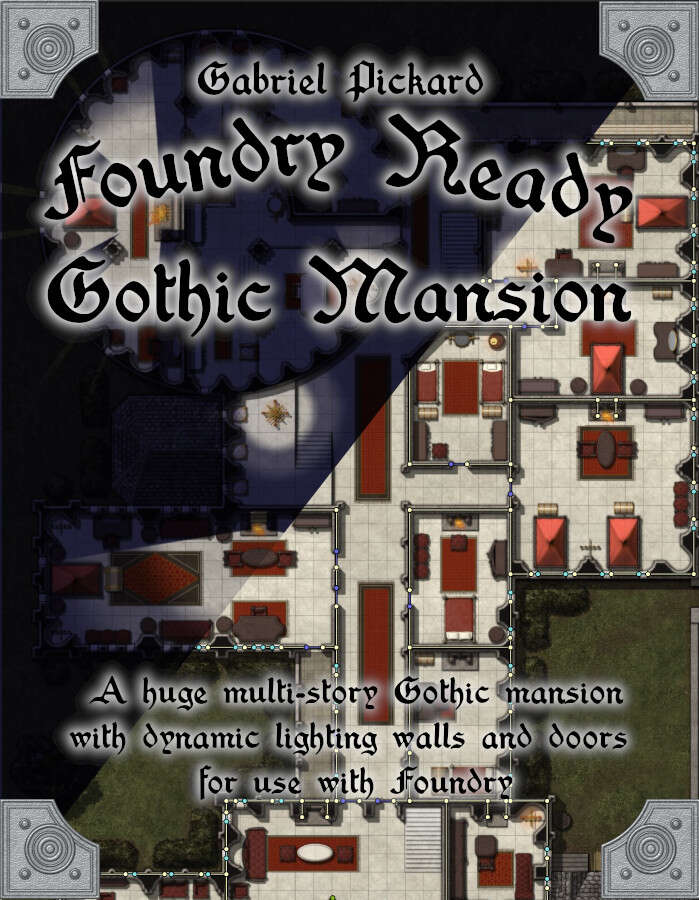 Foundry Ready: Gothic Mansion - Gabriel Pickard | Foundry Ready Map ...