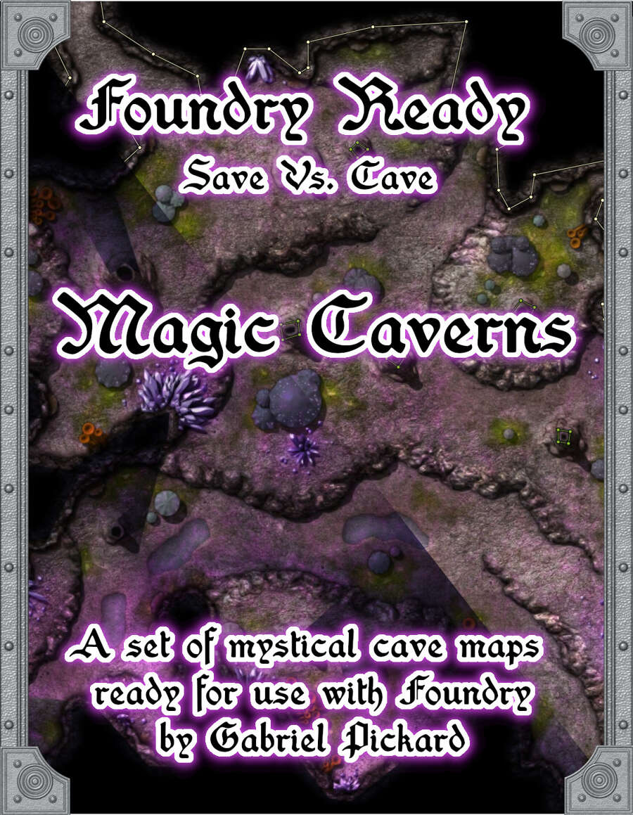 Foundry Ready: Magic Caverns - Gabriel Pickard | Foundry Ready Map Sets ...