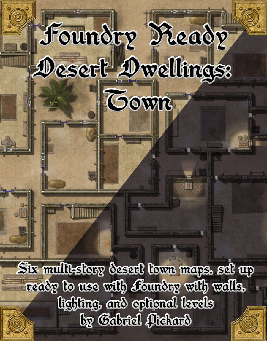 Foundry Ready: Desert Dwellings: Town - Gabriel Pickard | Foundry Ready ...