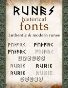 Runes historical fonts