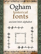 Ogham historical font