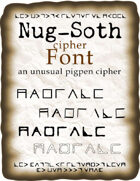 Nug-Soth cipher font