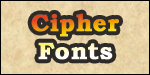 Cipher Fonts