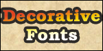 Decorative Fonts