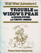 Wild West RPG: Trouble on Widow's Peak