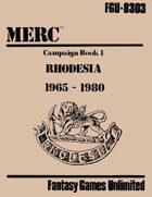 MERC: Campaign Pack 1 - Rhodesia