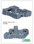 modular desert fort SET OPENLOCK (STL File)