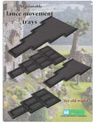 lancer movement trays for miniatures -STL files-