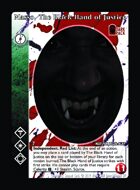 Masso, The Black Hand Of Justice - Custom Card