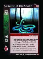 Grapple Of The Snake - Custom Card