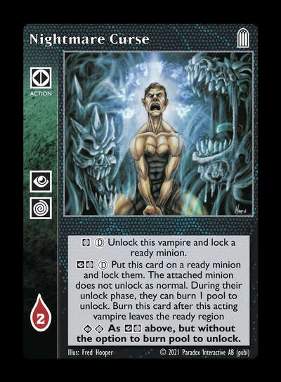 Library Nightmare Library - Nightmare Curse - Action - Black Chantry Productions | VTES ...