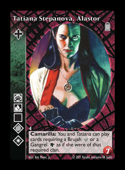 Crypt - Tatiana Stepanova, Alastor [4] - Ravnos - Black Chantry ...