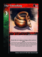 The Uncoiling - Custom Card