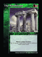 The Parthenon - Custom Card