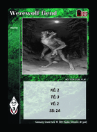 Werewolf Fiend - Custom Card